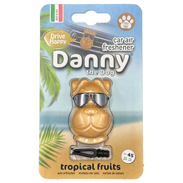 Odorizant auto DANNY THE DOG, Tropical Fruits Odorizant auto DANNY THE DOG, Tropical Fruits